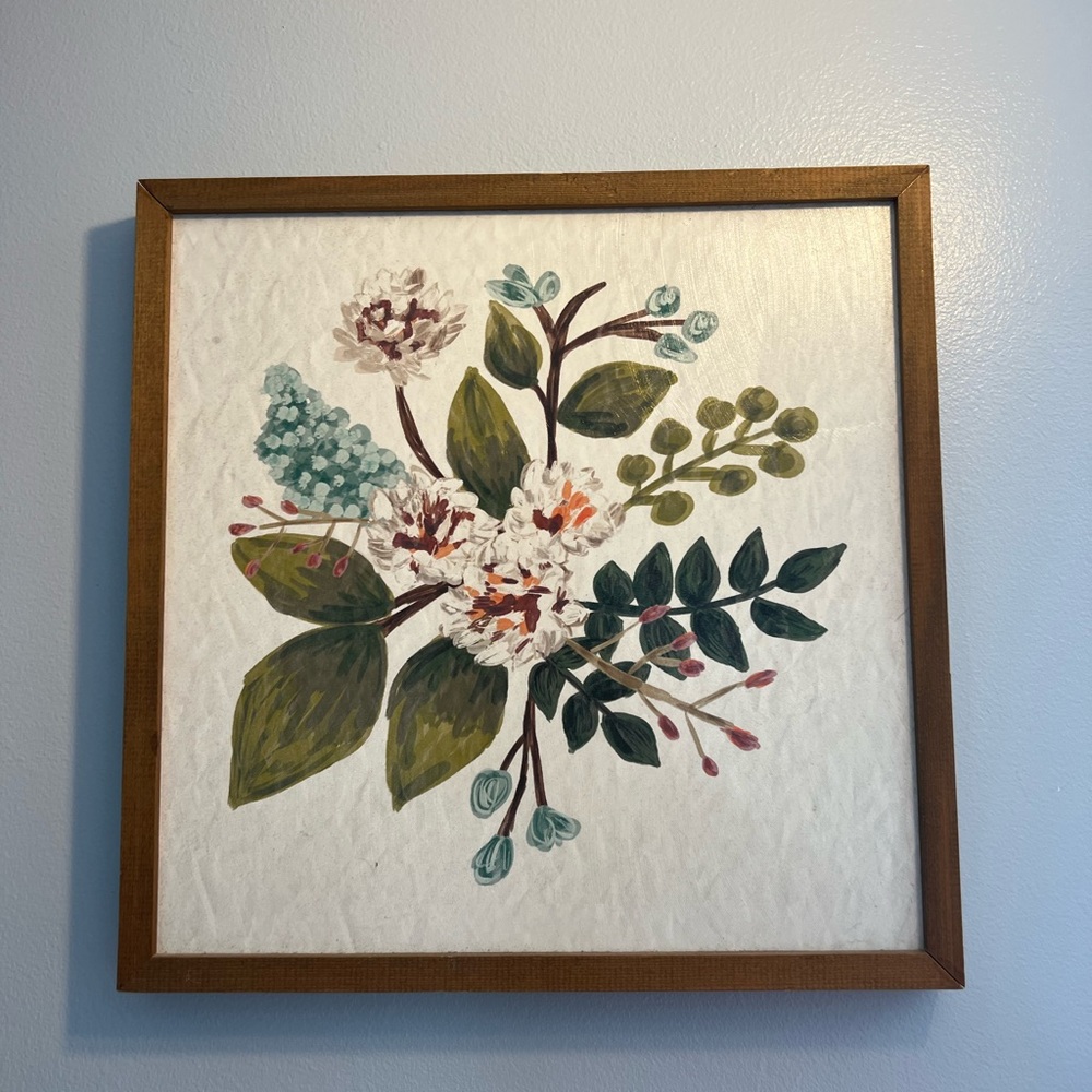 12x12 flower wall decor.